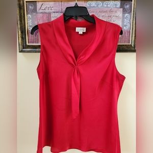 Tahari - Arthur S. Levine Sleeveless Top L Sash